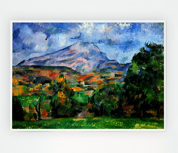 Cezanne Mount St Victoire Print Poster Wall Art