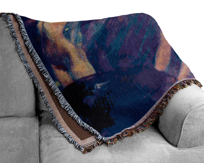 Klimt Moving Water Woven Blanket