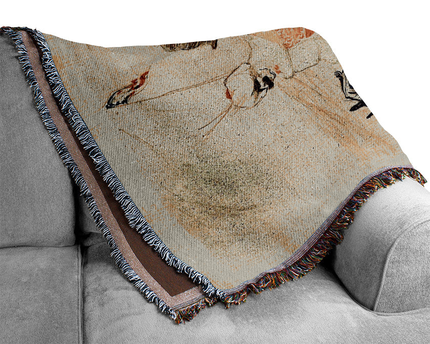 Toulouse Lautrec Napoleon 2 Woven Blanket