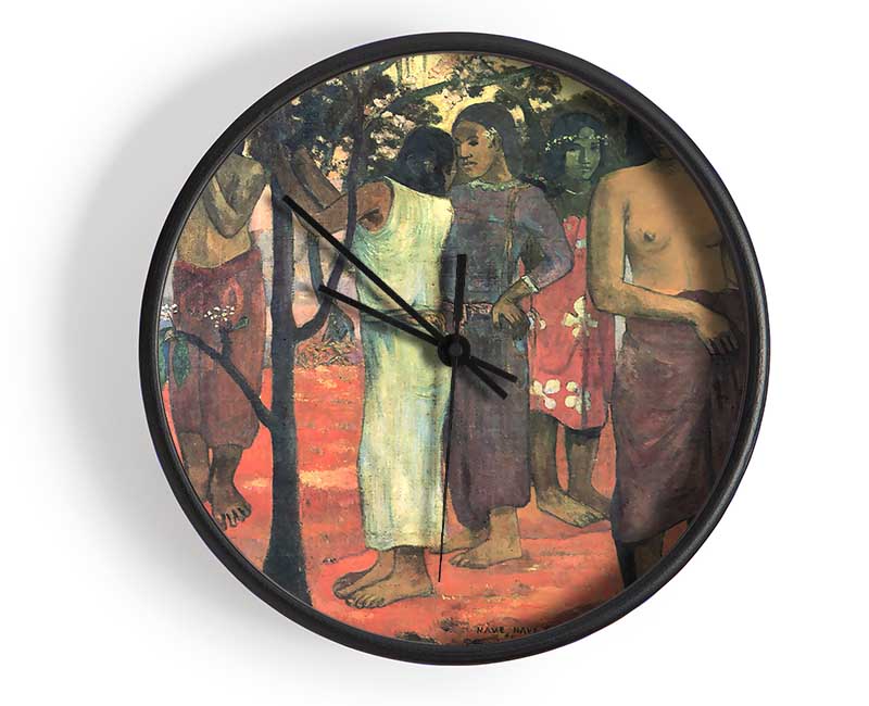 Gauguin Nava Nava Mehana Clock - Wallart-Direct UK