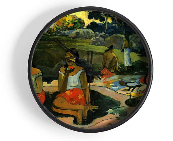 Gauguin Nave Nave Moe Clock - Wallart-Direct UK