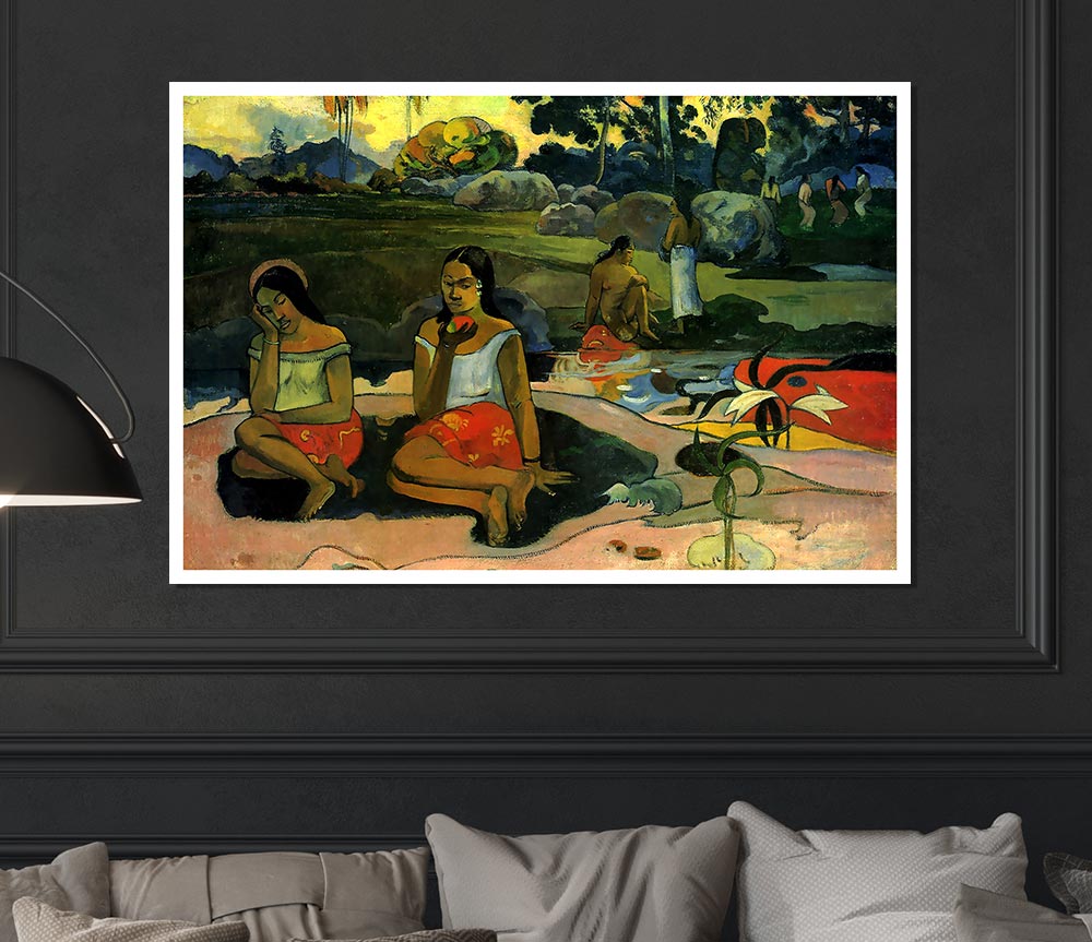 Gauguin Nave Nave Moe Print Poster Wall Art