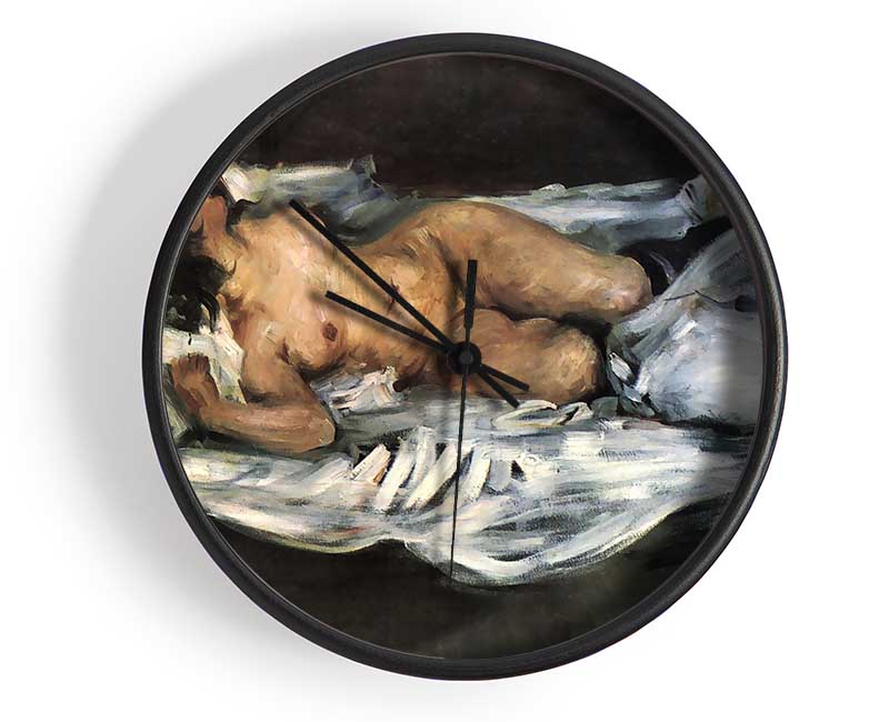 Lovis Corinth Nude Clock - Wallart-Direct UK