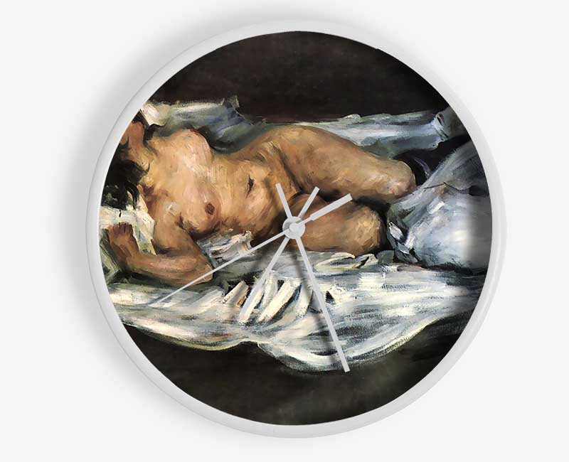 Lovis Corinth Nude Clock - Wallart-Direct UK