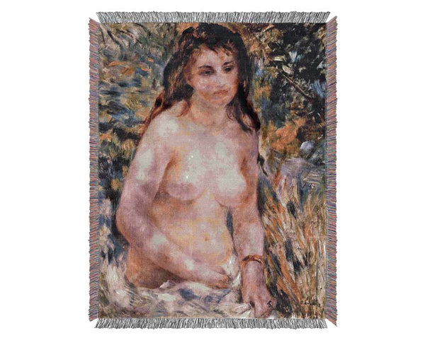 Renoir Nude In The Sun Woven Blanket