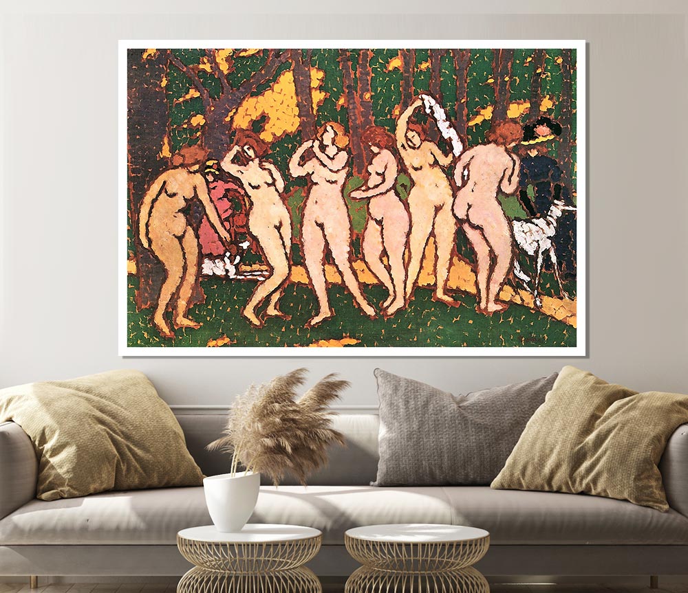 Joseph Rippl Ronai Nudes In The Park Print Poster Wall Art