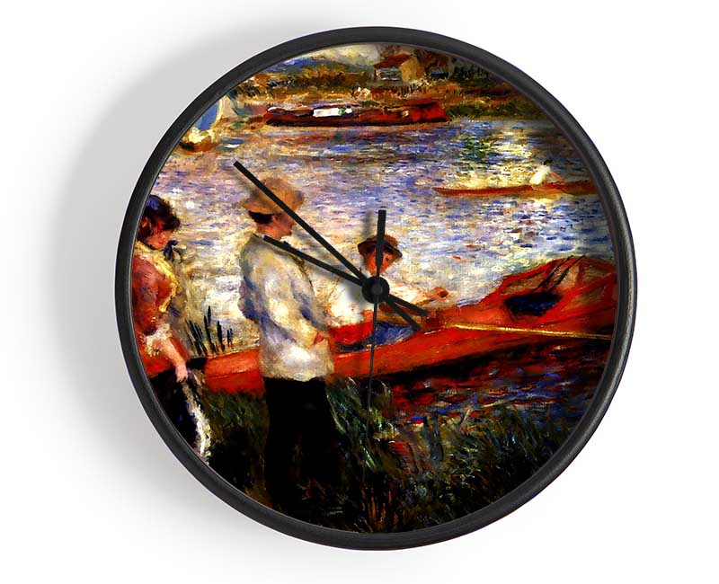 Renoir Oarsman Of Chatou Clock - Wallart-Direct UK