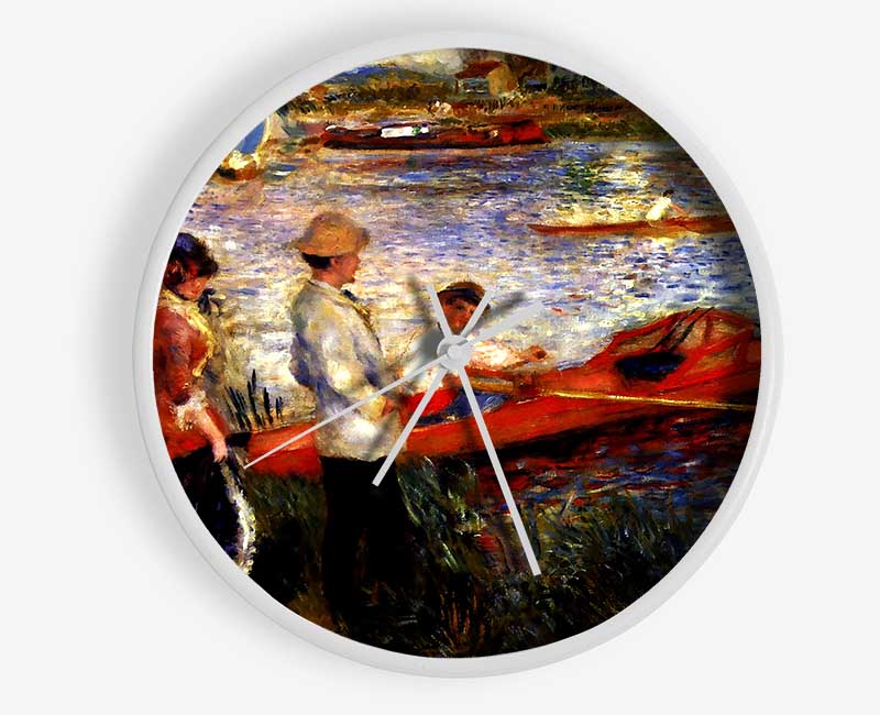 Renoir Oarsman Of Chatou Clock - Wallart-Direct UK