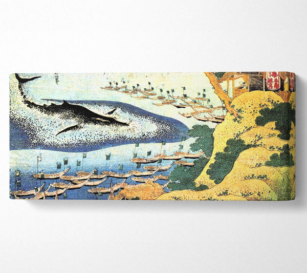 Hokusai Ocean Landscape And Whale