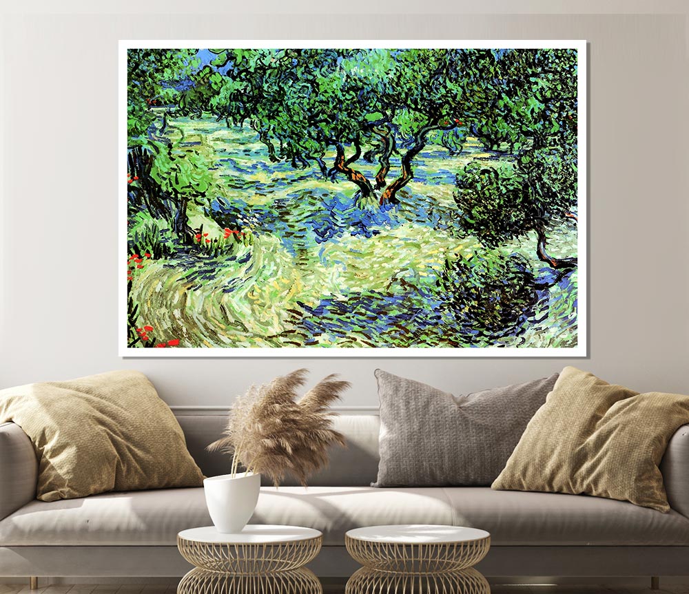 Van Gogh Olive Grove 2 Print Poster Wall Art