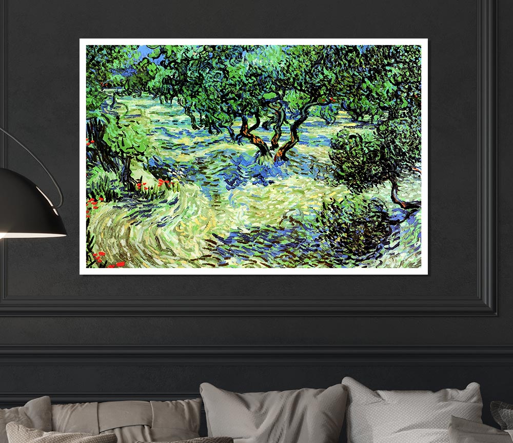 Van Gogh Olive Grove 2 Print Poster Wall Art