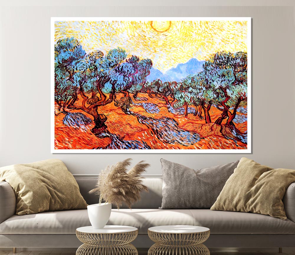 Van Gogh Olive Grove 1 Print Poster Wall Art