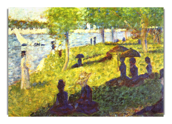 One Sunday On La Grande Jatte, Draft By Seurat