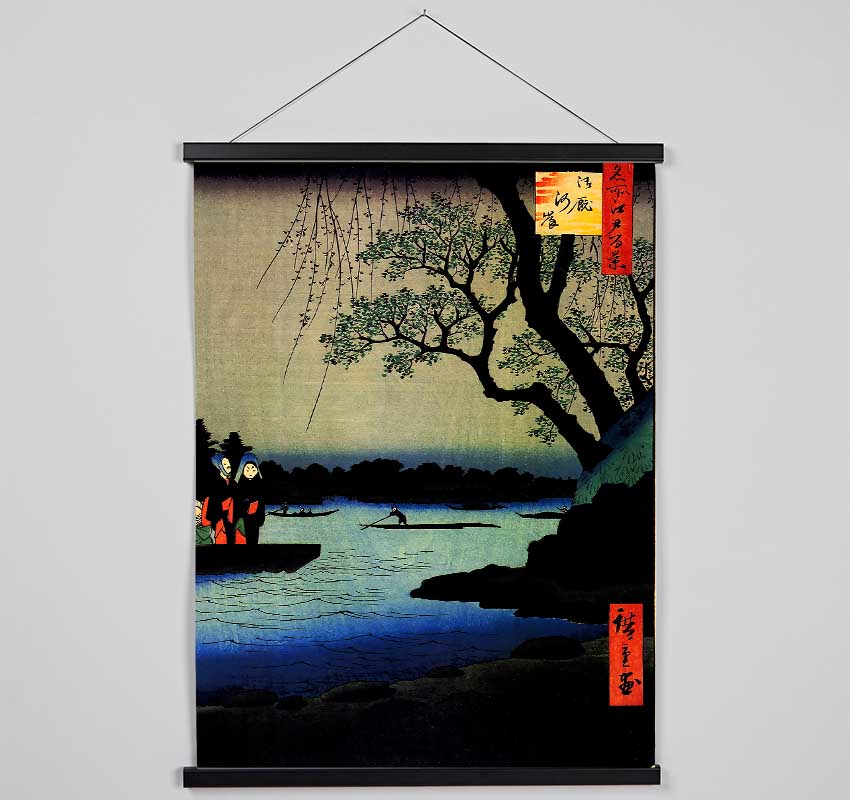 Hiroshige Oumayagashi Hanging Poster - Wallart-Direct UK