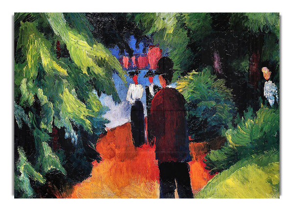 Park On The Waterfront By August Macke