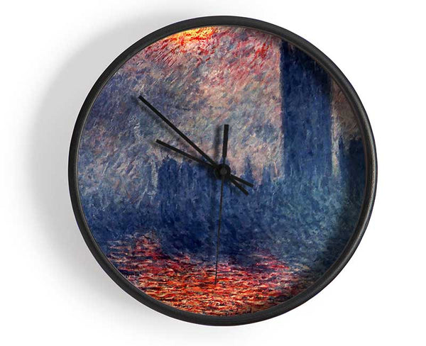 Monet Parliament In London Clock - Wallart-Direct UK