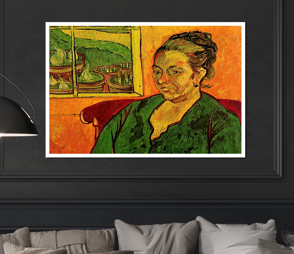 Van Gogh Portrait Of Madame Augustine Roulin Print Poster Wall Art