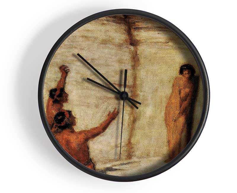 Franz Von Stuck Race Clock - Wallart-Direct UK