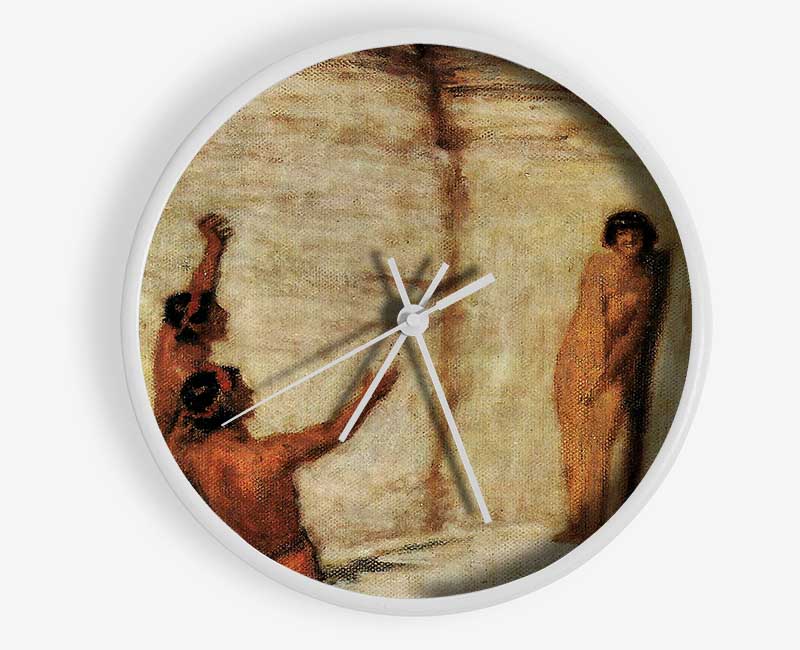 Franz Von Stuck Race Clock - Wallart-Direct UK