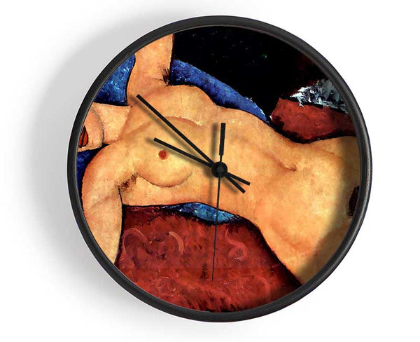 Modigliani Reclining Nude Clock - Wallart-Direct UK