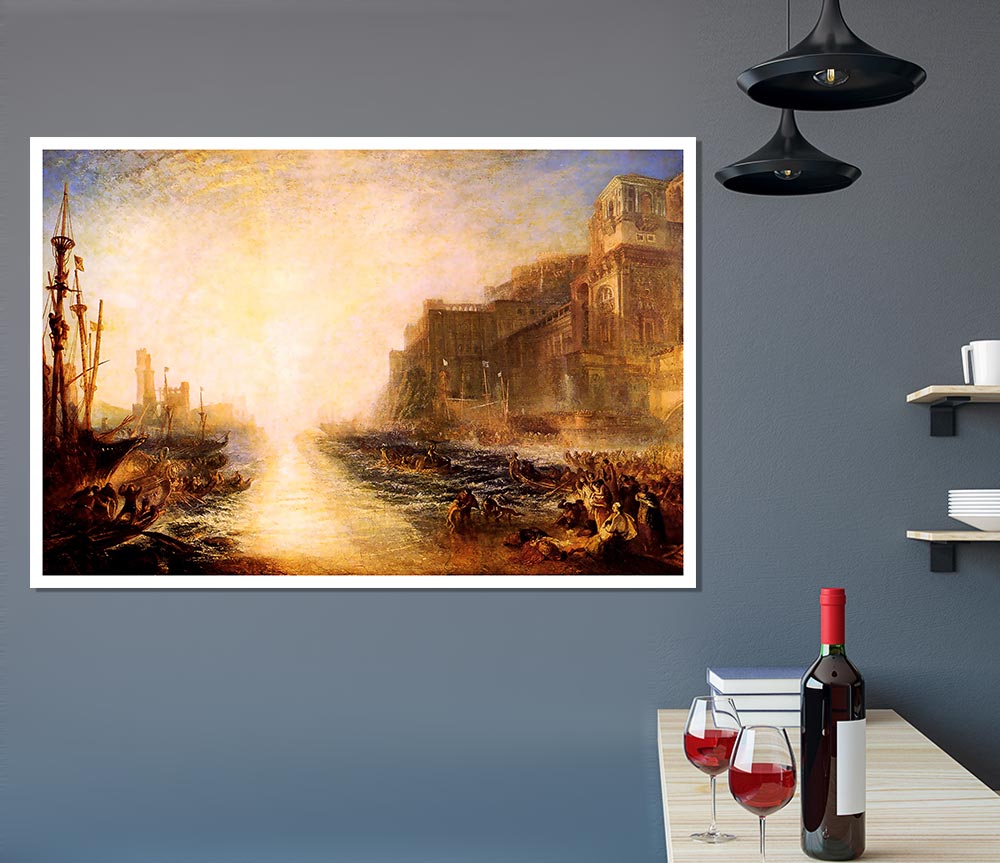 Joseph Mallord Turner Regulus Print Poster Wall Art