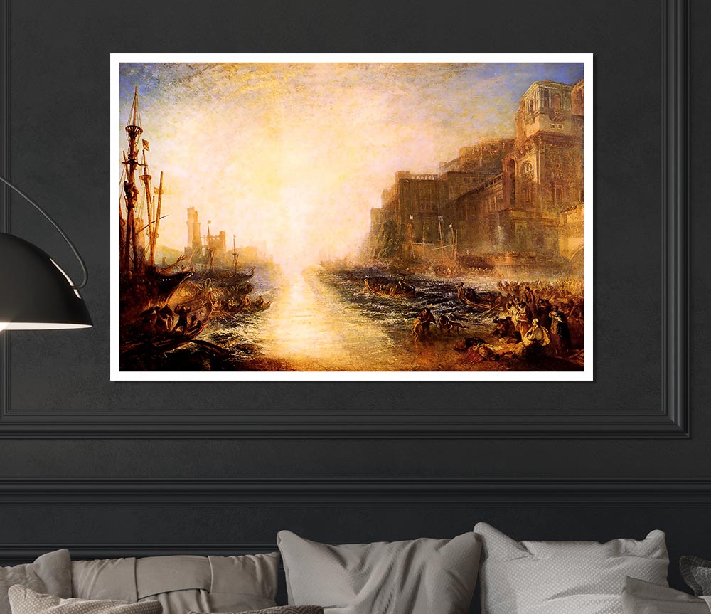 Joseph Mallord Turner Regulus Print Poster Wall Art