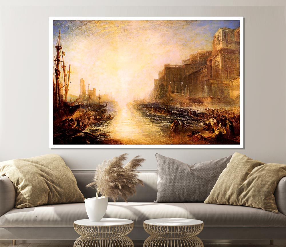 Joseph Mallord Turner Regulus Print Poster Wall Art