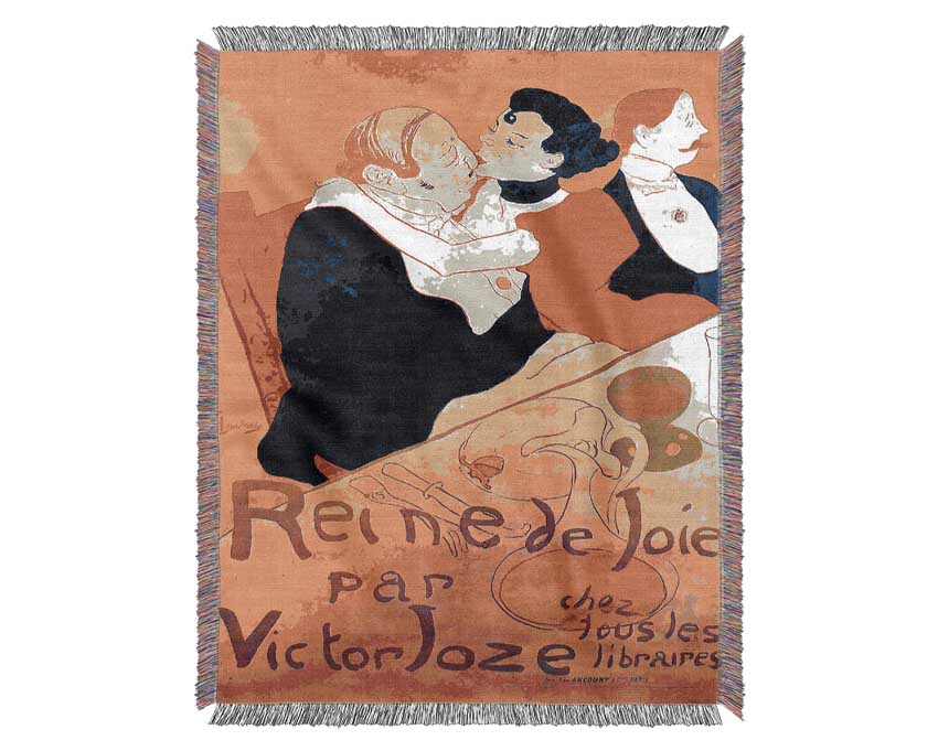 Toulouse Lautrec Rene De Joie 2 Woven Blanket