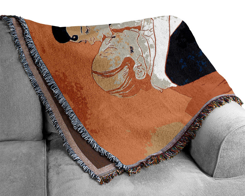 Toulouse Lautrec Rene De Joie 2 Woven Blanket