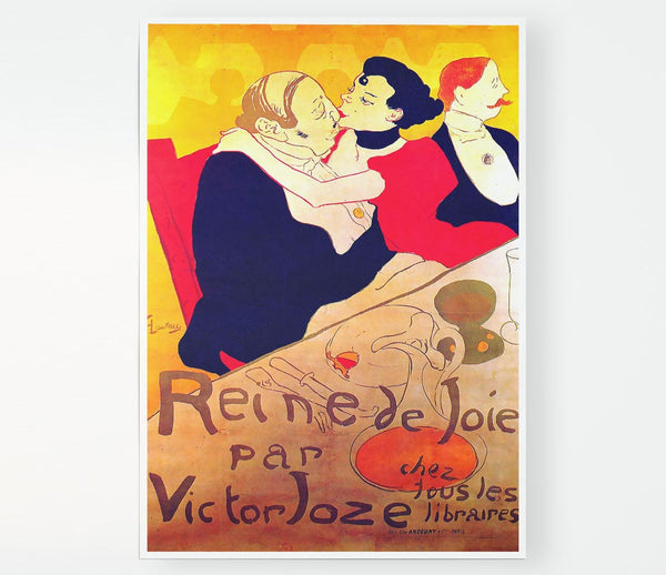 Toulouse Lautrec Rene De Joie 2 Print Poster Wall Art