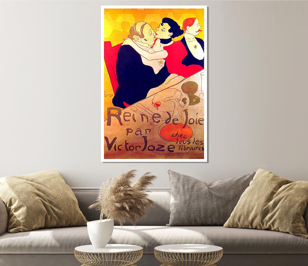 Toulouse Lautrec Rene De Joie 2 Print Poster Wall Art