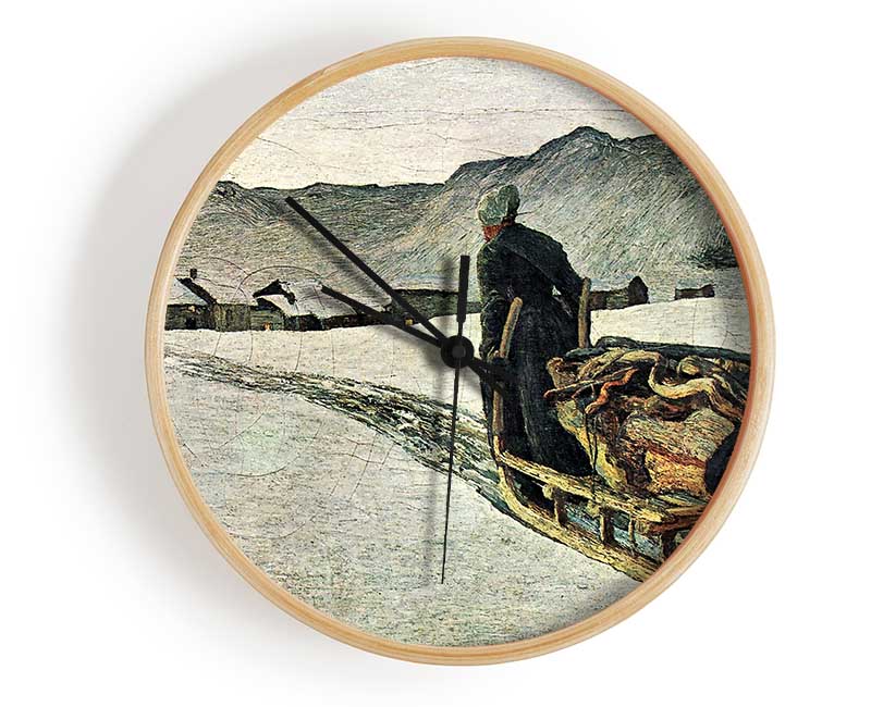 Segantini Return From The Forest Clock - Wallart-Direct UK