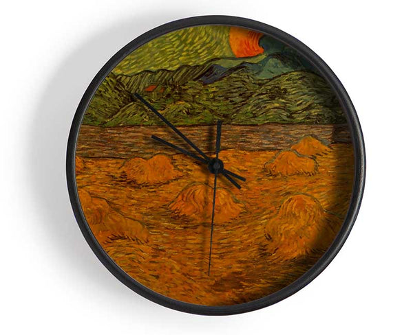 Monet Rising Moon Clock - Wallart-Direct UK