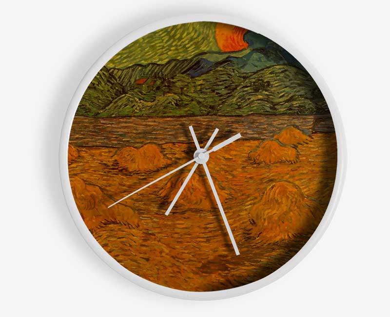 Monet Rising Moon Clock - Wallart-Direct UK