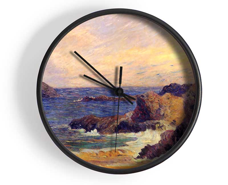 Gauguin Rocky Coast Clock - Wallart-Direct UK