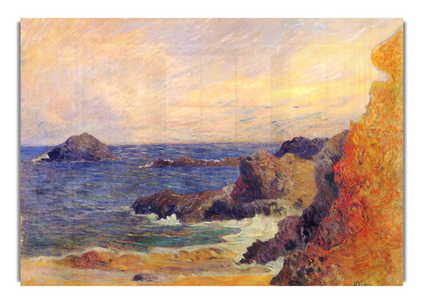 Rocky Coast By Gauguin