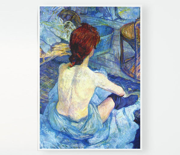 Toulouse Lautrec Rousse The Toilet Print Poster Wall Art