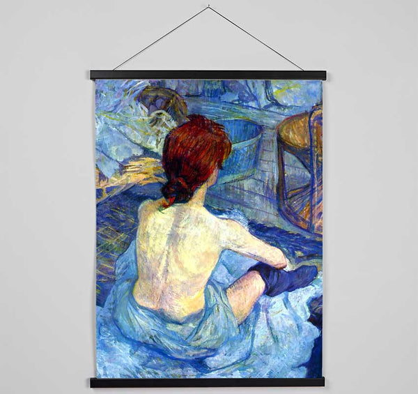 Toulouse Lautrec Rousse The Toilet Hanging Poster - Wallart-Direct UK