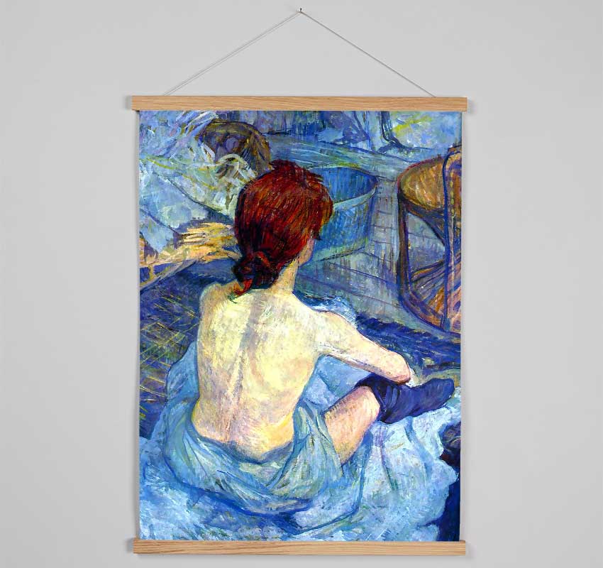 Toulouse Lautrec Rousse The Toilet Hanging Poster - Wallart-Direct UK