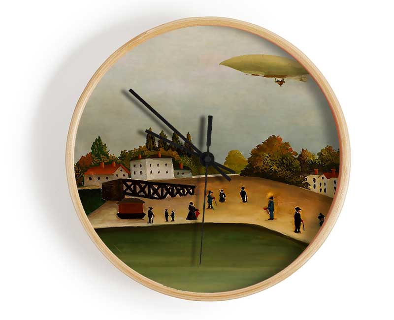 Rousseau Quai Divry Clock - Wallart-Direct UK