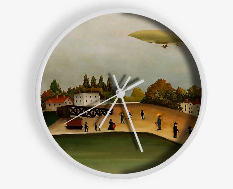 Rousseau Quai Divry Clock - Wallart-Direct UK