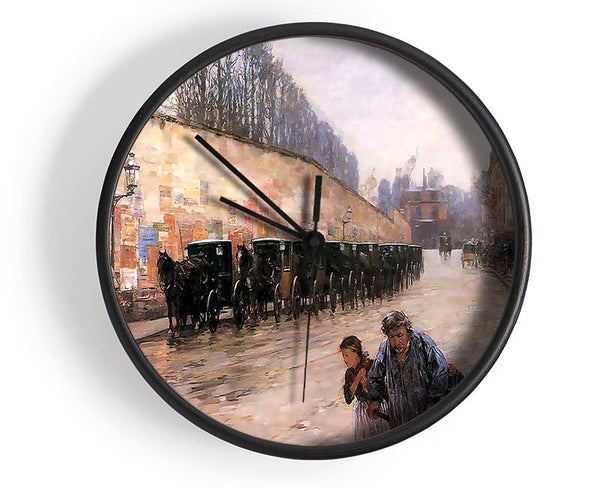 Hassam Rue Bonaparte Clock - Wallart-Direct UK