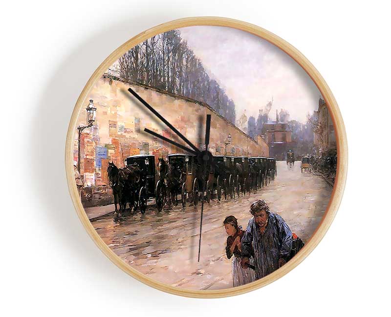 Hassam Rue Bonaparte Clock - Wallart-Direct UK