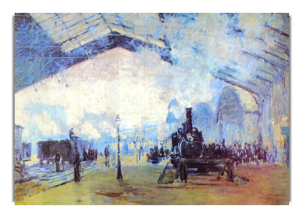 Bahnhof Saint Lazare in Paris von Monet