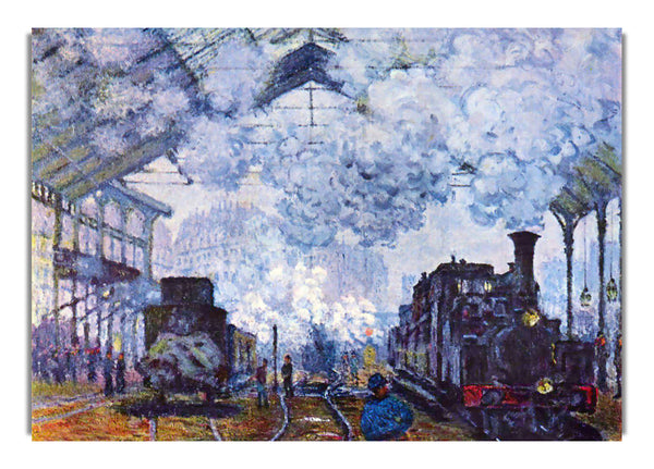 Bahnhof Saint Lazare in Paris, Ankunft eines Zuges von Monet