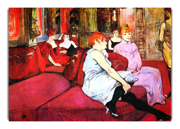 Salon in der Rue De Moulins von Toulouse Lautrec