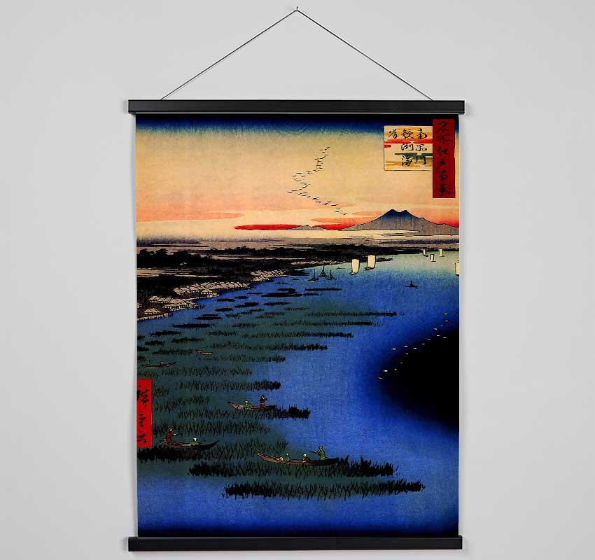 Hiroshige Samezu Coast Hanging Poster - Wallart-Direct UK