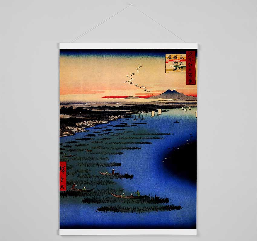 Hiroshige Samezu Coast Hanging Poster - Wallart-Direct UK