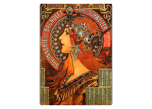 Savonnerie De Bagnolet von Alphonse Mucha