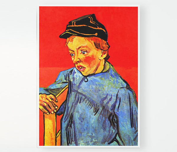 Van Gogh Schoolboy Print Poster Wall Art